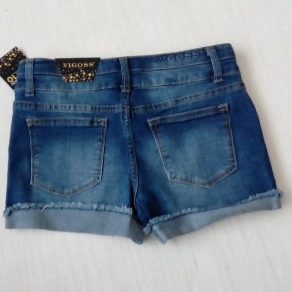 Girl's Vigoss Denim Shorts Size 10 - Picture 3 of 4